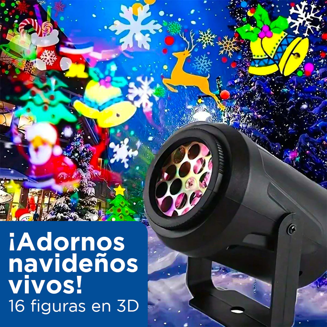 Proyector de Figuras Navideñas - FestiLuz